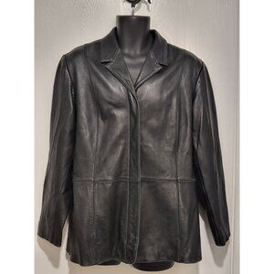 Preston & York Black Leather Jacket